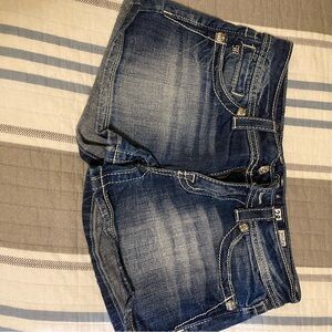 Miss Me Blue Denim Shorts